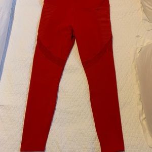 Red Fabletics leggings